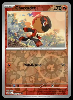 CHARCADET 032/191 Common Surging Sparks Pokemon Reverse Holo NM - Image 1
