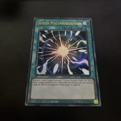 Super Polymerization CH01-EN033 Ultra Rare Yugioh Card 1st Edition Mint - Image 1