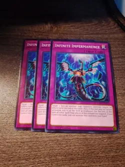 Yugioh x3 Infinite Impermanence L26D-ENM19 Common 1st Edition - Image 1