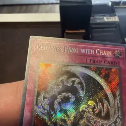 Yugioh Red-Eyes Fang with Chain LDS1-EN021 Limited Edition Secret Rare Near Mint - Image 3