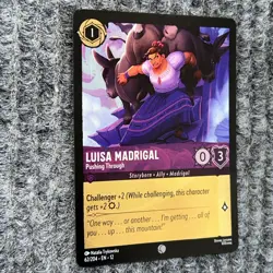 Disney Lorcana Wilds Unknown Luisa Madrigal Pushing Through 62/204 Common Foil - Image 3