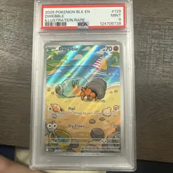 Pokemon Dwebble 129/086 Black Bolt Illustration Rare PSA 9 - Image 1