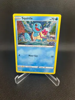 Squirtle Pokemon TCG (SWIRL near the tail) Pokemon GO SWSH233 Promo - Image 1