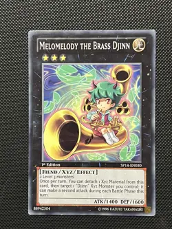 Yugioh - Melomelody the Brass Djinn - SP14-EN030 - Common - 1st Edition - NM/VLP - Image 2