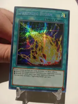 Yu-Gi-Oh! Lightning Storm MP22-EN253 Prismatic Secret Rare 1st Edition Near Mint - Image 1