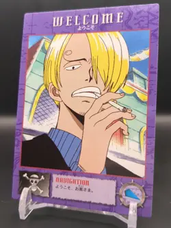 Sanji #46 One Piece Carddass Masters Card 2000 Bandai Japanese TCG CCG JUMP B1 - Image 3