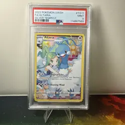 Pokemon TCG Altaria Silver Tempest Holo Ultra Rare TG11/TG30 PSA 9 Mint Card - Image 1