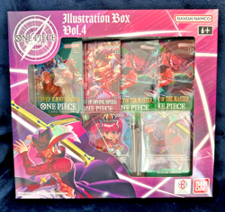 🏴 One Piece Card Game Illustration Box Vol 4. (4 Boosters New Factory Sealed) - Image 1