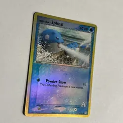 Team Aqua's Spheal 56/95 Reverse Holo Pokemon 2004 - Image 1