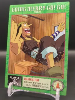 Usopp #23 One Piece Carddass Masters Card 2000 Bandai Japanese TCG CCG JUMP B1 - Image 3