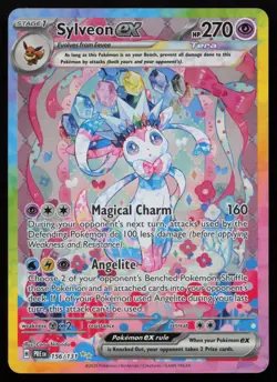 Sylveon ex 156/131 SIR Prismatic Evolutions Pokemon English NM - Image 1
