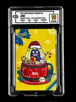 2024 Pokemon CG 10 Pristine JYNX Christmas Data TCG XMAS Holiday CGC PSA - Image 1