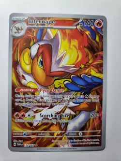 Pokemon TCG Infernape 173/167 Sv06: Twilight Masquerade Holo- Near Mint- IR- New - Image 1
