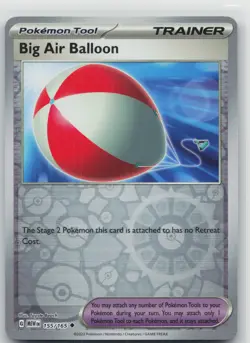 NM Big Air Balloon 155/165 Uncommon 151 Pokemon Reverse Holo - Image 1
