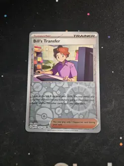 Bill's Transfer 156/165 Uncommon 151 Pokemon Reverse Holo NM - Image 1