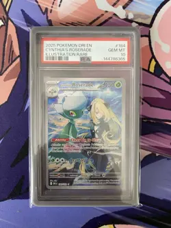 2025 Pokemon Dri En #184/182 Cynthia’s Roserade Illustration Rare PSA 10 - Image 1