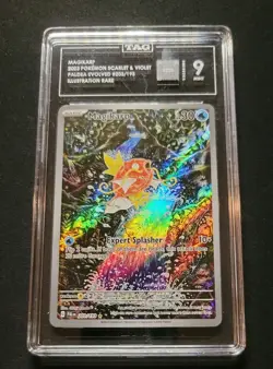 TAG 9 2023 Pokemon Paldea Evolved Magikarp 203/193 Illustration Rare IR - Image 2