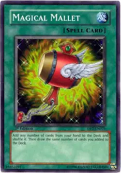 1x (LP) Magical Mallet - DP2-EN024 - Super Rare - Unlimited Edition YuGiOh - Image 1
