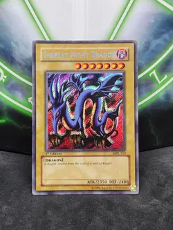 Yugioh Serpent Night Dragon MRL-103 Secret Rare 1st Edition LP - Image 1