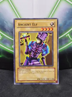 Yugioh Ancient Elf MRD-037 Common 1st Edition LP - Image 1
