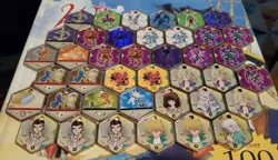 Yu-Gi-Oh! Vintage Hexors tile game Lot of 40 Tiles, $60 - Image 2