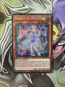 SESL-EN015 Primula The Rikka Fairy Secret Rare 1st Ed Yugioh Card NM - Image 1