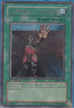 Yu-Gi-Oh! La Sentinelle Inflexible MDM-F045 1ere Edition Ultra R. EXCELLENT 1996 - Image 1