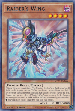 Raider's Wing MP21-EN166 1st ED Yu-Gi-Oh! - Image 1