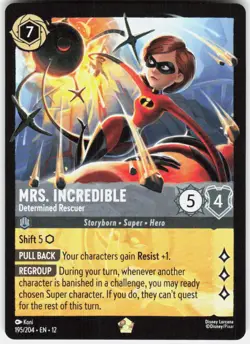 Mrs. Incredible Determined Rescuer 195/204 Wilds Unknown Disney Lorcana - Image 1