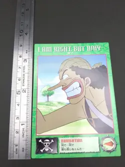 Usopp #21 One Piece Carddass Masters Card 2000 Bandai Japanese TCG CCG JUMP B1 - Image 4