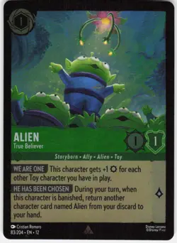 Alien True Believer Foil 83/204 Wilds Unknown Disney Lorcana - Image 1