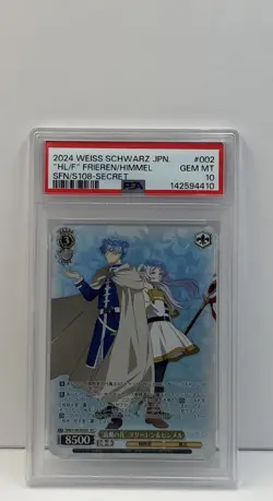 PSA 10 Weiss Schwarz Himmel Frieren Beyond Journey's End Secret SEC 002 japanese - Image 1