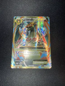 Mega M Charizard EX XY Evolutions Full Art Holo Card 101/108 DMG - Image 1