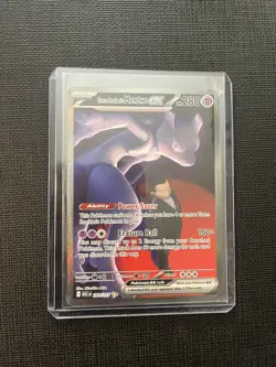 Team Rocket's Mewtwo ex 281/217 SIR Ascended Heroes Holo Pokemon Card NM-MINT - Image 2