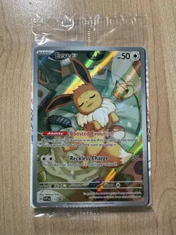 Eevee PROMO SVP 173 Prismatic Evolutions ETB SEALED Card Pokemon TCG Near Mint - Image 1