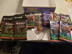 Magic: MTG Teenage Mutant Ninja Turtles Pizza Bundle - OPEN BOX/SEALED PACKS!!! - Image 1