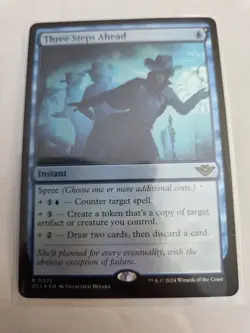 Three Steps Ahead OTJ 75 Foil English NM - MTG - Image 1