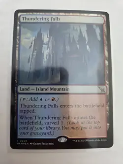 mtg, Thundering Falls -Murders at Karlov Manor Foil NM - Image 1