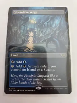 mtg, Gloomlake Verge (Borderless) Duskmourn: House of Horror Regular NM - Image 1