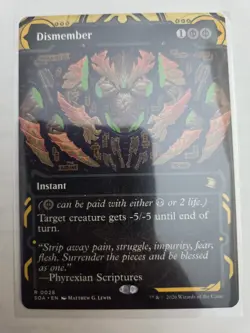 mtg, Dismember Secrets of Strixhaven: Mystical Archive Regular NM - Image 1