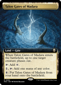 Talon Gates of Madara (Extended Art) (Ripple Foil) [Modern Horizons 3 Commander - Image 1