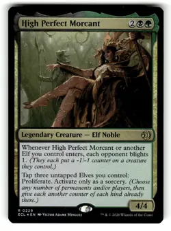High Perfect Morcant 229 Rare Lorwyn Eclipsed Magic: The Gathering Foil NM - Image 1