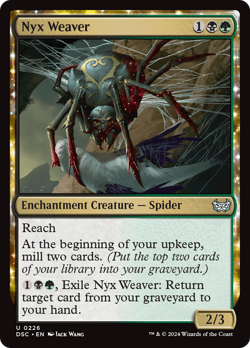 Nyx Weaver 226 DSC Duskmourn: House of Horror MTG Magic NM - Image 1