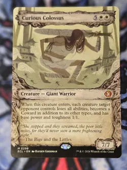 Curious Colossus | Lorwyn Eclipsed (ECL) | #298 | NM Borderless | Magic MTG - Image 3