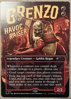 Grenzo, Havoc Raiser MTG Secret Lair Drop Series N/M #1621 NON-FOIL - Image 1