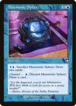 Mnemonic Sphere 88 Near Mint BRC Commander: The Brothers' War MTG Magic - Image 1