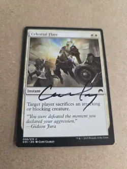 Celestial Flare Signed By Clint Cearly Magic the Gathering - Image 1
