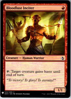 Bloodlust Inciter - 120 - The List Reprints - Magic MTG - NM - B3G1 - Image 1