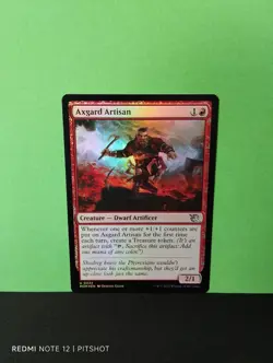 FOIL EN Axgard Artisan - MTG Magic - Image 1