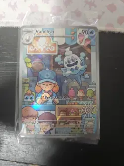 Pokemon TCG Vanillish Paradox Rift 190/182 Holo Illustration Rare Card - Image 1